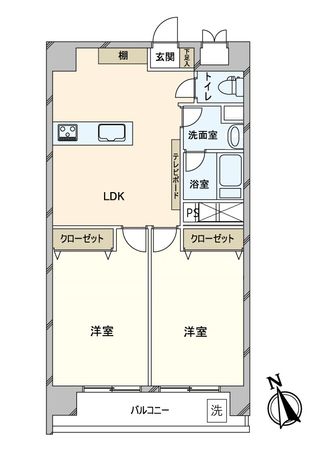 信和江戸川マンション 間取図(平面図) 信和江戸川マンション 間取図(平面図)