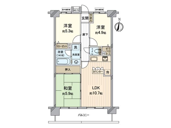 間取図(平面図)