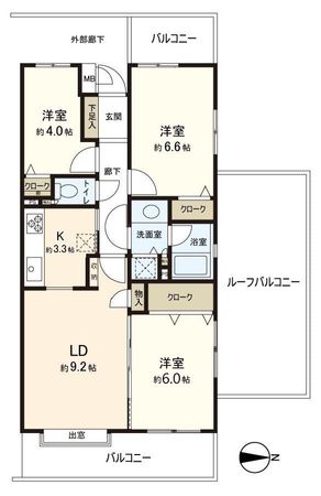 間取図(平面図)