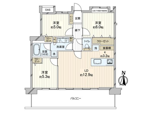 間取図(平面図)