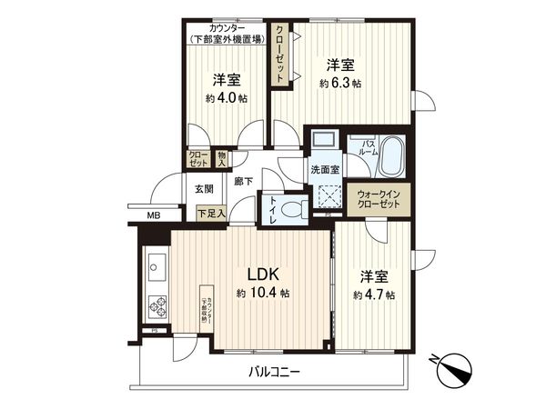 間取図(平面図)