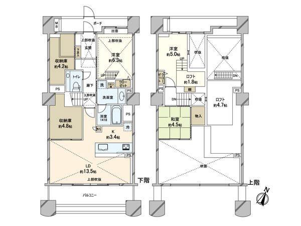 東京グランファースト 間取図(平面図) 間取図(平面図)