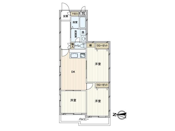 セザール新小岩 間取図(平面図) セザール新小岩 間取図(平面図)