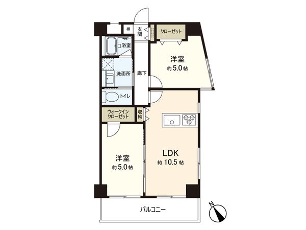 新小岩サマリヤマンション 間取図(平面図)