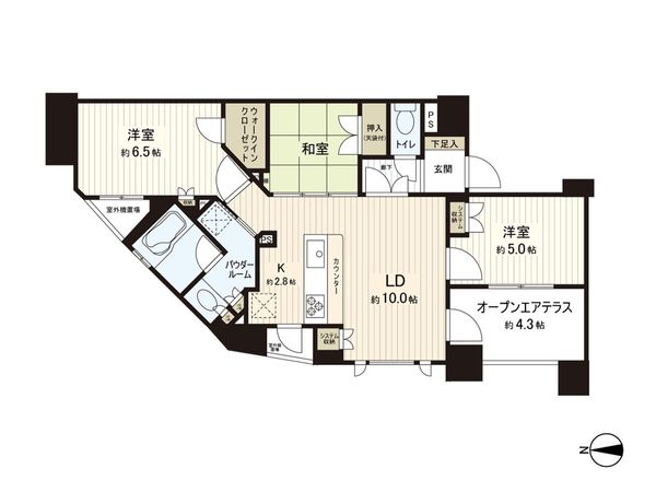 グランタワー立石レジデンス 間取図