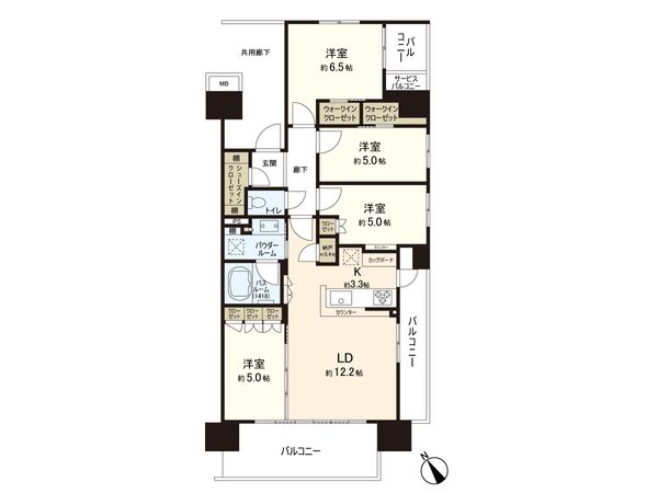 シティテラス平井 間取図(平面図) シティテラス平井 間取図(平面図)