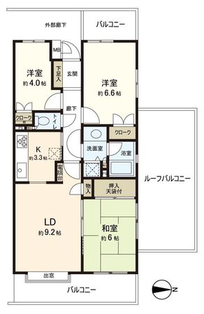 間取図(平面図)