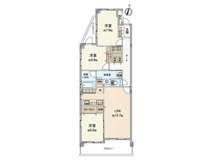 ゼファー北小岩クリアス 間取図(平面図)
