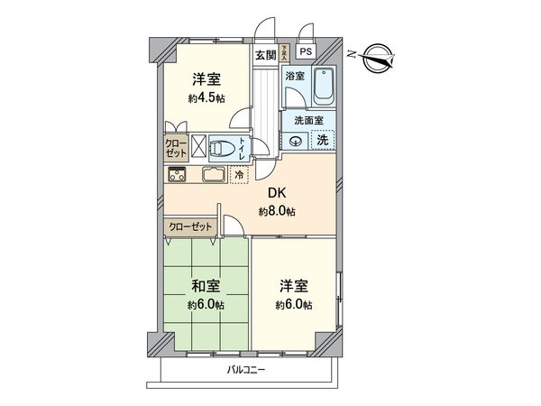 岩本エンゼルハイム新小岩 間取図(平面図) 岩本エンゼルハイム新小岩 間取図(平面図)