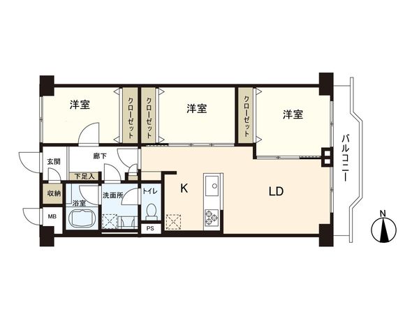 白鳥スカイマンション 間取図(平面図) 白鳥スカイマンション 間取図(平面図)