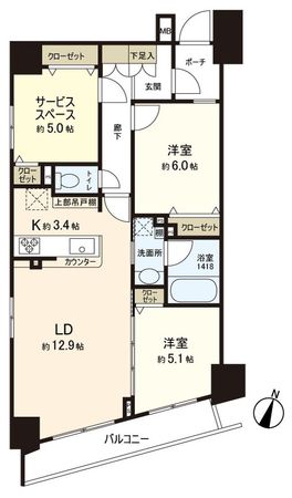 ベルヴィータ小岩 間取図(平面図) 間取図(平面図)