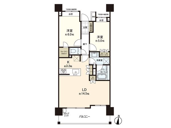 ライオンズ青砥グランフォート 間取図(平面図) 間取図(平面図)