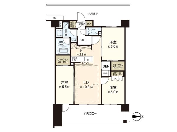 間取図(平面図)