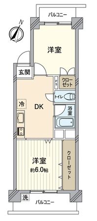 青戸ローヤルコーポ 間取図(平面図) 青戸ローヤルコーポ 間取図(平面図)