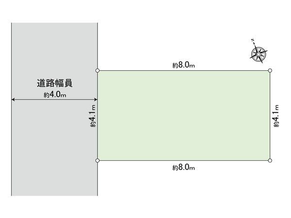 港区芝大門2丁目 土地 区画図 区画図