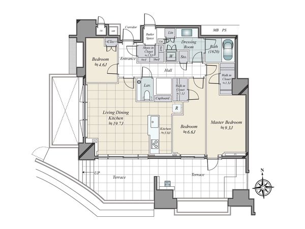 三田ガーデンヒルズ パークマンション 間取図(平面図) 三田ガーデンヒルズ パークマンション 間取図(平面図)