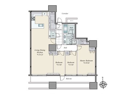 三田ガーデンヒルズ サウスヒル 間取図(平面図)