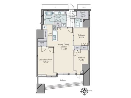 三田ガーデンヒルズ サウスヒル 間取図(平面図)