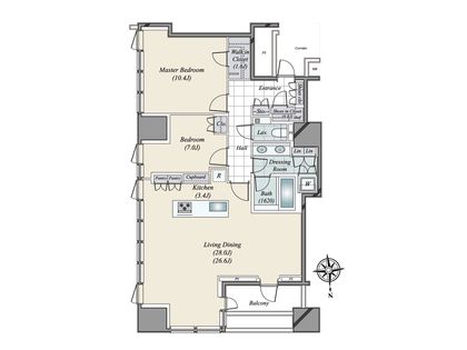 三田ガーデンヒルズ サウスヒル 間取図(平面図)