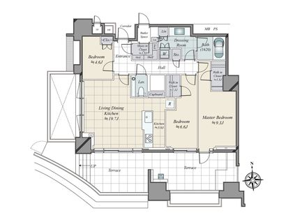 三田ガーデンヒルズ パークマンション 間取図(平面図) 三田ガーデンヒルズ パークマンション 間取図(平面図)