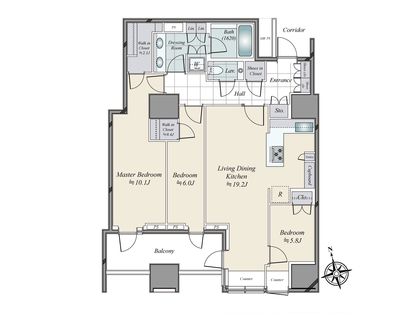 三田ガーデンヒルズ ノースヒル 間取図(平面図) 三田ガーデンヒルズ ノースヒル 間取図(平面図)