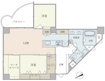 三田ハウス 間取図(平面図) 間取図(平面図)