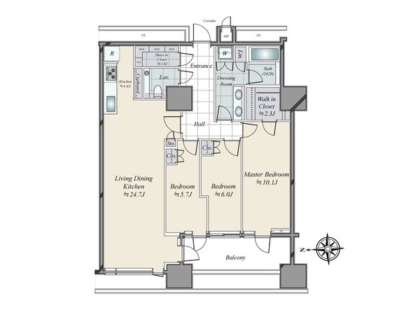 三田ガーデンヒルズ イーストヒル 間取図(平面図)