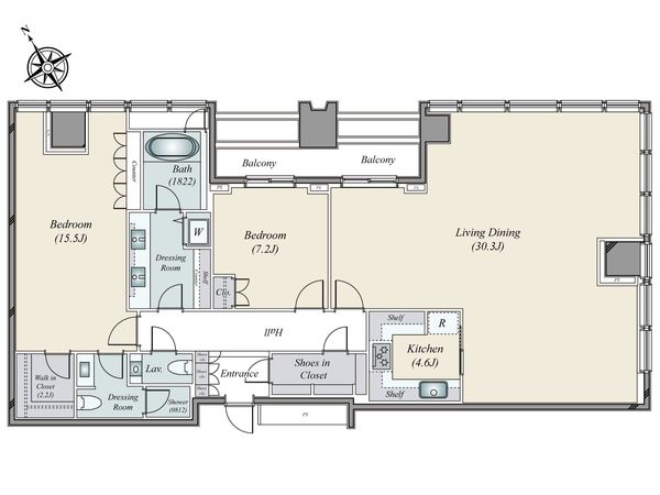 間取図(平面図)