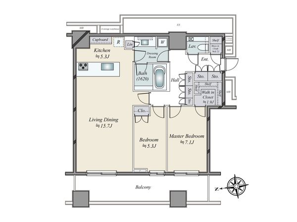 WORLD TOWER RESIDENCE 間取図(平面図) 間取図(平面図)