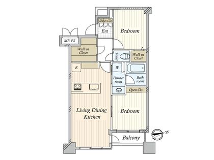ライオンズマンション広尾南 間取図(平面図)