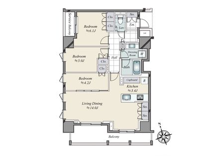 間取図(平面図)