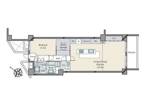 アークタワーズ サウス 間取図(平面図)