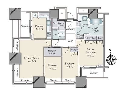 間取図(平面図)