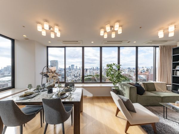 グランスイート麻布台ヒルトップタワー リビング