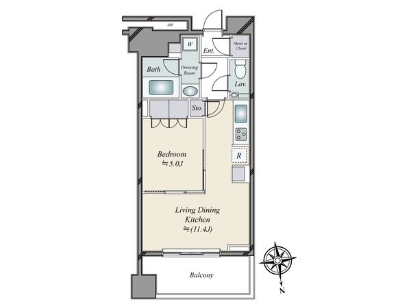 WORLD TOWER RESIDENCE 間取図(平面図) WORLD TOWER RESIDENCE 間取図(平面図)