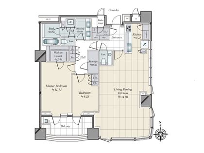 三田ガーデンヒルズ パークマンション 間取図(平面図)