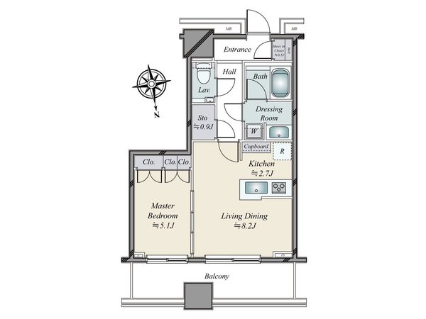 WORLD TOWER RESIDENCE 間取図(平面図) WORLD TOWER RESIDENCE 間取図(平面図)