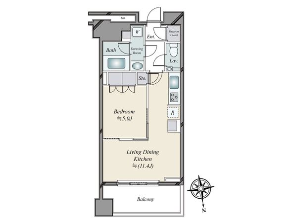 WORLD TOWER RESIDENCE 間取図(平面図) WORLD TOWER RESIDENCE 間取図(平面図)