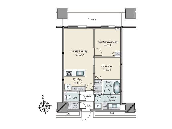 WORLD TOWER RESIDENCE 間取図(平面図) WORLD TOWER RESIDENCE 間取図(平面図)