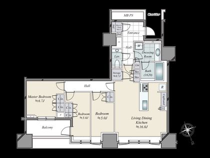 三田ガーデンヒルズ ノースヒル 間取図(平面図)