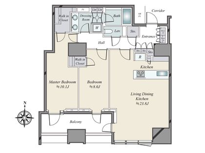三田ガーデンヒルズ ノースヒル 間取図(平面図)