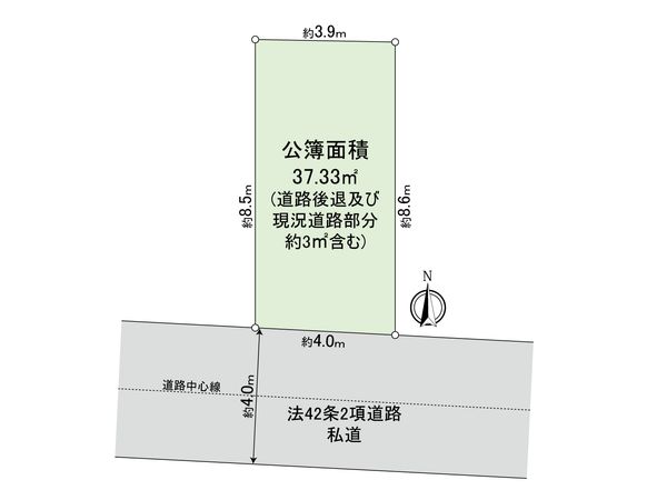 豊島区高田1丁目土地 区画図 区画図
