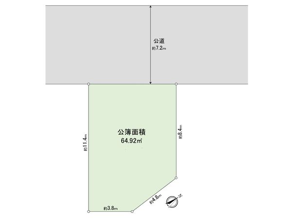 豊島区高田1丁目 土地 区画図