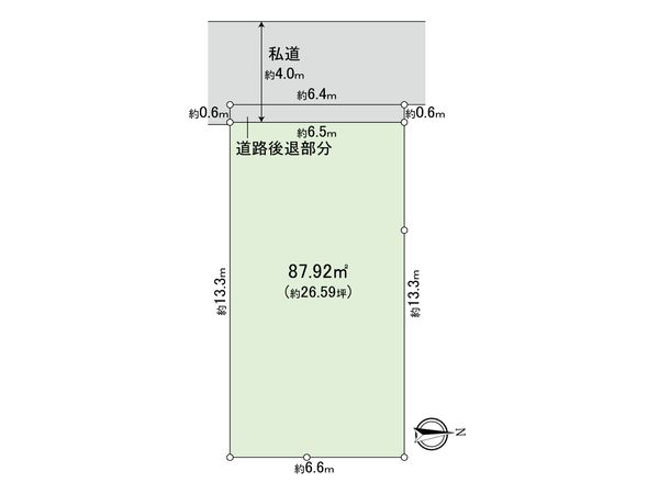 豊島区目白5丁目土地 区画図 区画図