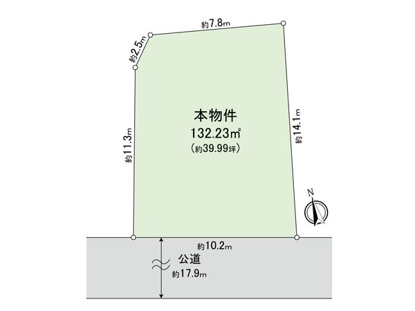 豊島区目白5丁目 土地 区画図