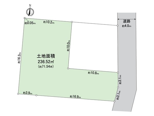 中野区丸山2丁目 土地 区画図