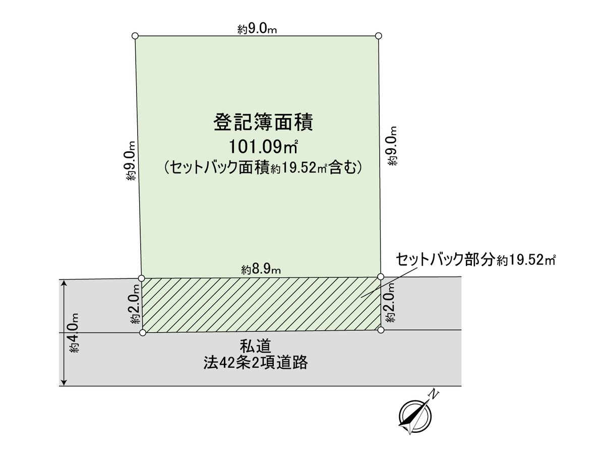 豊島区要町3丁目土地 区画図 区画図