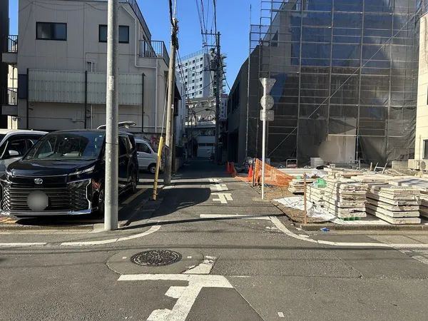 現地＋前面道路写真