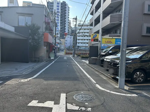 現地＋前面道路写真