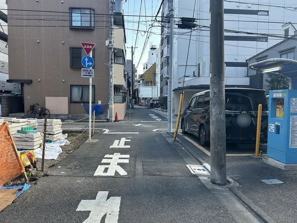 現地＋前面道路写真